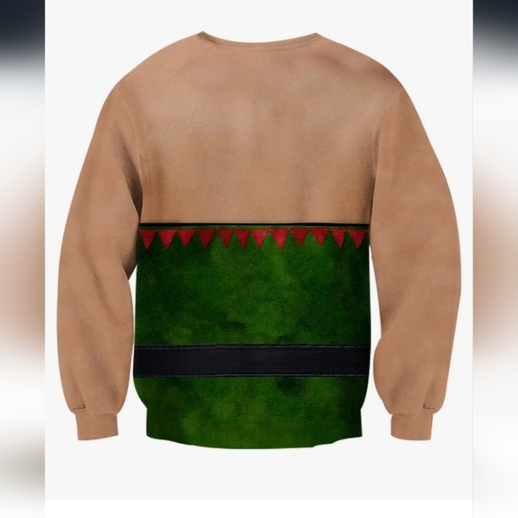 Idgreatim Unisex 3D Playful Holiday Ornament Christmas Ugly Sweater Large BNWOT - Picture 3 of 4